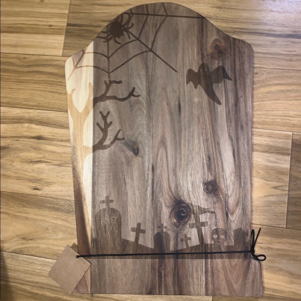 Halloween Graveyard Cutting Board